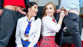 ”Callie Black & Aubry Babcock Foursome Fuck”