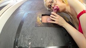 Christal Hot at Glory Hole