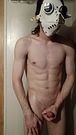 bath time with your masked femboy… getting plugged & needy 🛁🎀🖤😽💦