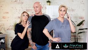 NURUMASSAGE Ryan Keely And Khloe Kapri Need Each Other'_s Help To Satisfy This Client