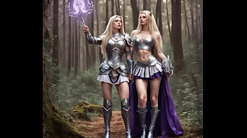 Italian MILF spy parodies fairytale, sings in sensual PMV