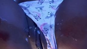 Playing with my sexy goddaughter until she's dripping wet