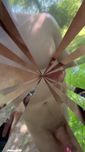 Gay exhib in the woods naked waiting for being fucked