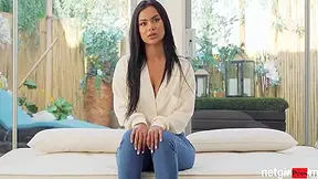 Sophia Burns In Two Cutie Girls Have A Three-way Together That You Will
