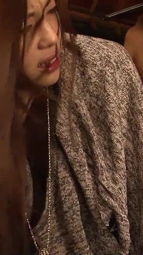 Iconic moment from "Petite Asian Teen seduce to Clothed Sex and Deep Creampie"