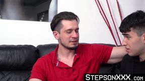 Homosexual Rob Quin passionately looks me in the eye while I penetrate his butt