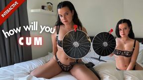How Will You Cum? Wheel Spin Game [Interactive]