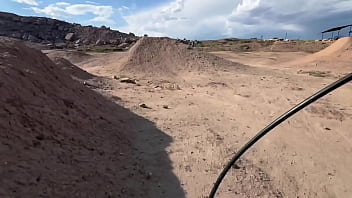 Booty gets fucked on BMX in Vail, Colorado