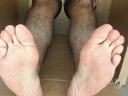 Male foot fetish advent calendar by your friend Mr Manly foot day 7