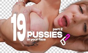 19 Pussies In Your Face | Part 2 |Close Up Compilation | VR Compilation by Private Jet