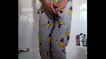 Holding and wetting pjs 18 yr old lad