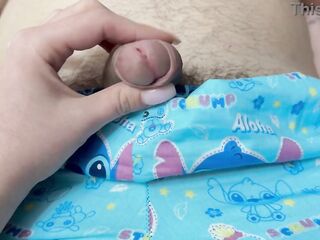 My stepdad's petite dick fills my naive mouth with cum