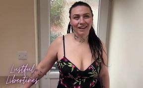 Lustful Libertines seduces their best friend's cheating milf wife with a steamy piss play