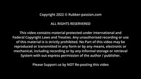 rubber latex catsuit rubber schoolie part 2
