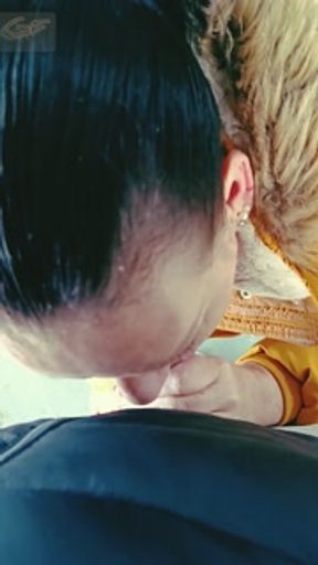 outdoor smoking in a jacket