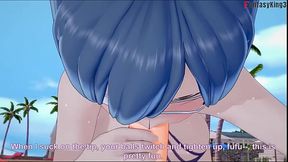 Valentine sexy nurse POV sex on the beach | RED | Skullgirls | Full &amp_ POV Movie on Sheer &amp_ PTRN: Fantasyking3