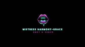 Mistress Harmony-Grace pegs sub F