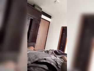 After a night of partying, a stranger stayed overnight in my room