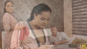Dolly Diore Meets Hung Daddy - Ignoring GF Leads to Old Man's Treat