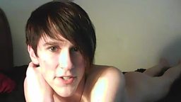 Twink Oliver Larsen Jacks Off and Plays with Dildo Until He Cums!