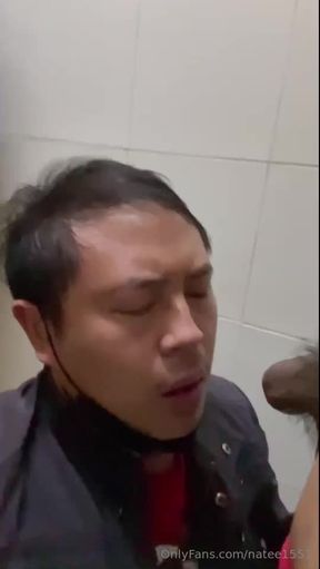 bathroom quickie during her shift