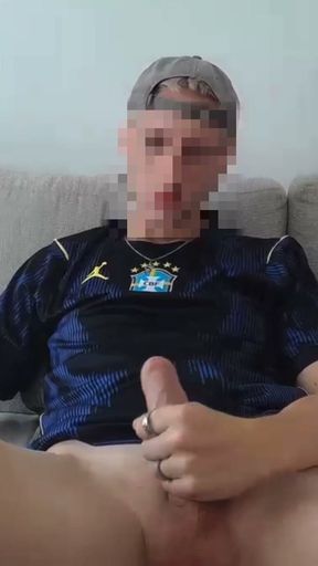 Horny Bro Caught Jerking after Soccer Practice
