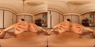 Charming Japanese teen VR breathtaking xxx scene