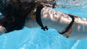 ”Euro Sexy Girl Skinny & Adorable Adventure & Alluring Poolside Showcase”