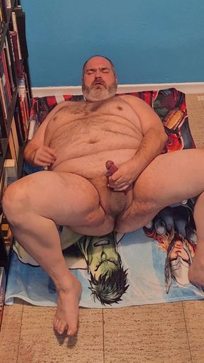 Sexy Fat Nerd Chubb Poses and Jerks off in Nerd Room