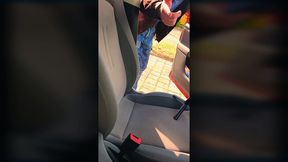 ts angelique monroe - cum in a car