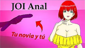 Girlfriend Desires Dual Anal Pleasure with Double Dildo – JOI Hentai Thrill