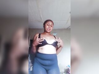 Nigerian village beauty getting squirt on the live movie scene