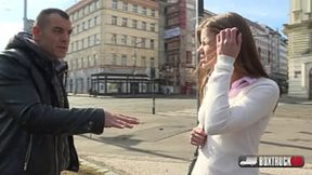 Sarah Kay seduces a guy in broad daylight