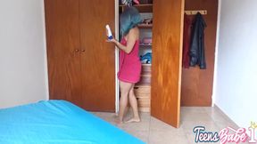 Stepdaughter's Forbidden Desire: Older Man Fulfills Her Needs with His Massive Cock