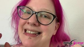 Playing with a Lolly and Sweets - German BBW Abby Strange