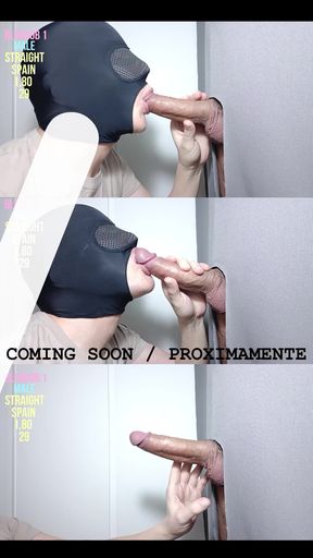 Hot and horny Madrid locals enjoy secret glory hole action
