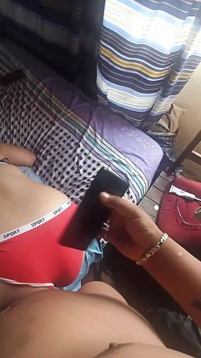 Doggy style, big ass ends with ass💧 full of cum