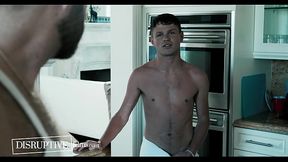 Stepdad &amp_ Stepson One-Up Each Other in Argument Leading to Taboo Fuck - DisruptiveFilms