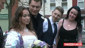 Busty tattooed MILF Stacey Saran fucked in her wedding dress from Pascal White