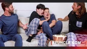 Straight missionary boy learns to suck cock during his priesthood ordination