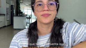 Latina teen seduces her math tutor instead of studying POV