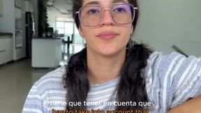 Latina teen seduces her math tutor instead of studying POV