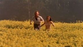 Rapacious ginger nymphomaniac masturbates and undresses outdoors
