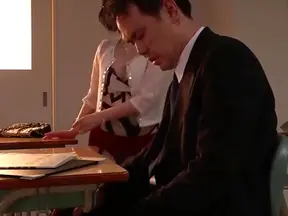 Hot Japanese Trio with Explicit Deepthroat Action & Sexy Stockings Play