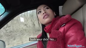 Big tits Thai lady loves to suck and fuck cock