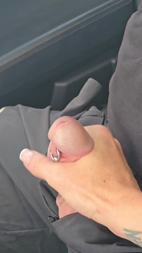 I use his cock like a gear stick as he drives   Clip 1