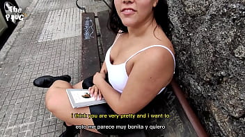 Sex for money with young Latina girl, she played hard to get but she agreed