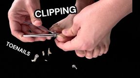 Clipping Toenails Male Feet ASMR Long Toe Nails On My Boyfriends Stinky Feet