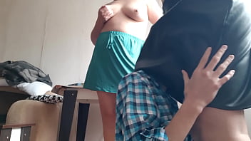 Two milf mistresses use slave girl student for sex