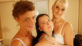 Three Old And Legal-age Lesbians Have Great Fun - MatureNL